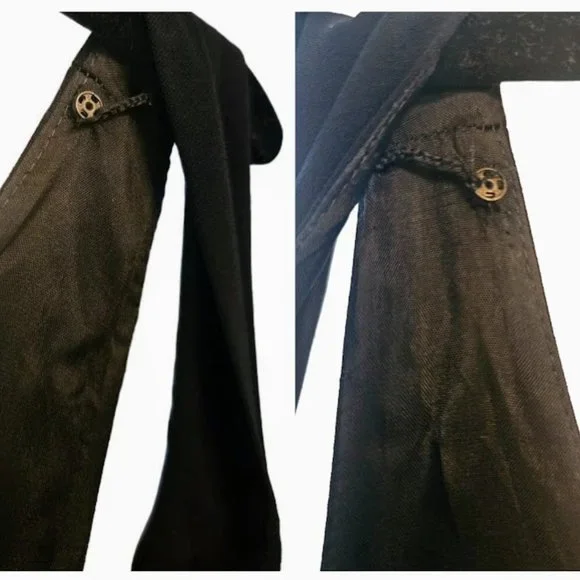 BβZar Black Maxi Sleeveless Gown | Stunning 20.5β Bottom Lace | Size: 8 - Picture 10 of 16